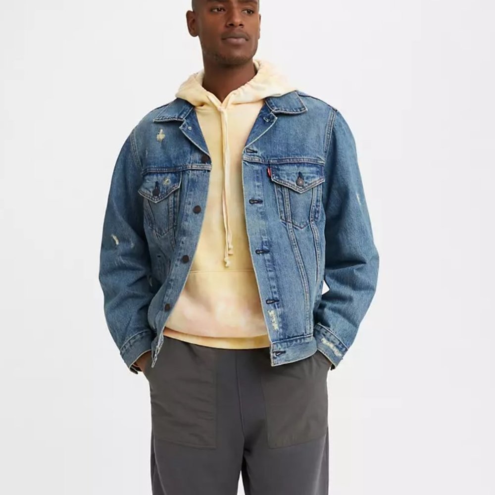 LEVI STRAUSS - Men's (or women’s) Relaxed Fit Truckers Denim Jacket - Size XS